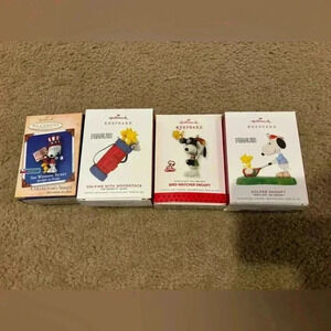 Lot Of 4 Hallmark Keepsake Peanut Collectors Series